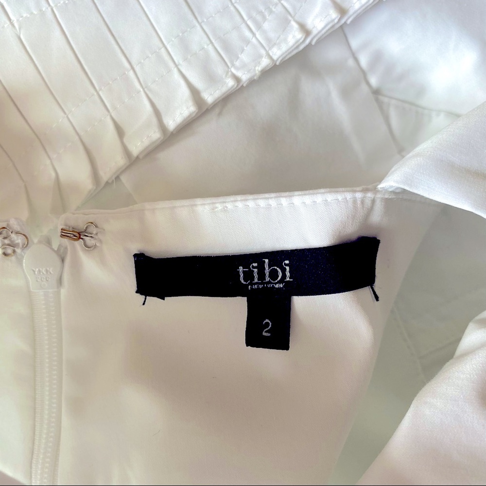 Tibi Flamenco Pleated Cotton Culottes Jumpsuit - Picture 12 of 12